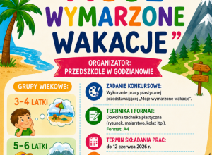 KONKURS ,,MOJE WYMARZONE WAKACJE"